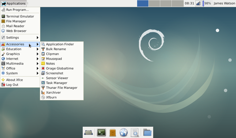 debian distribuzioni linux
