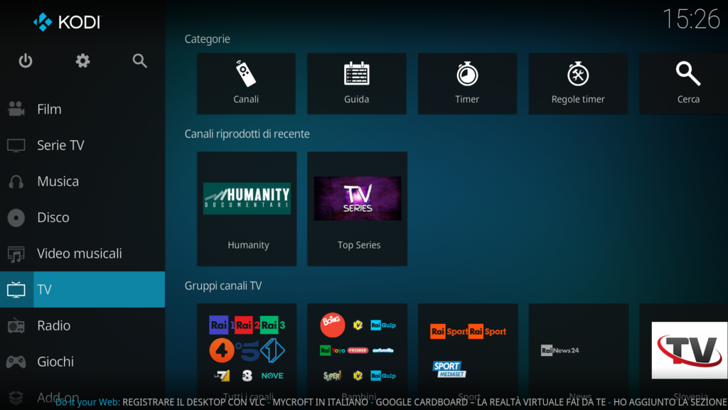 KODI 19 SUL RASPBERRY PI 4