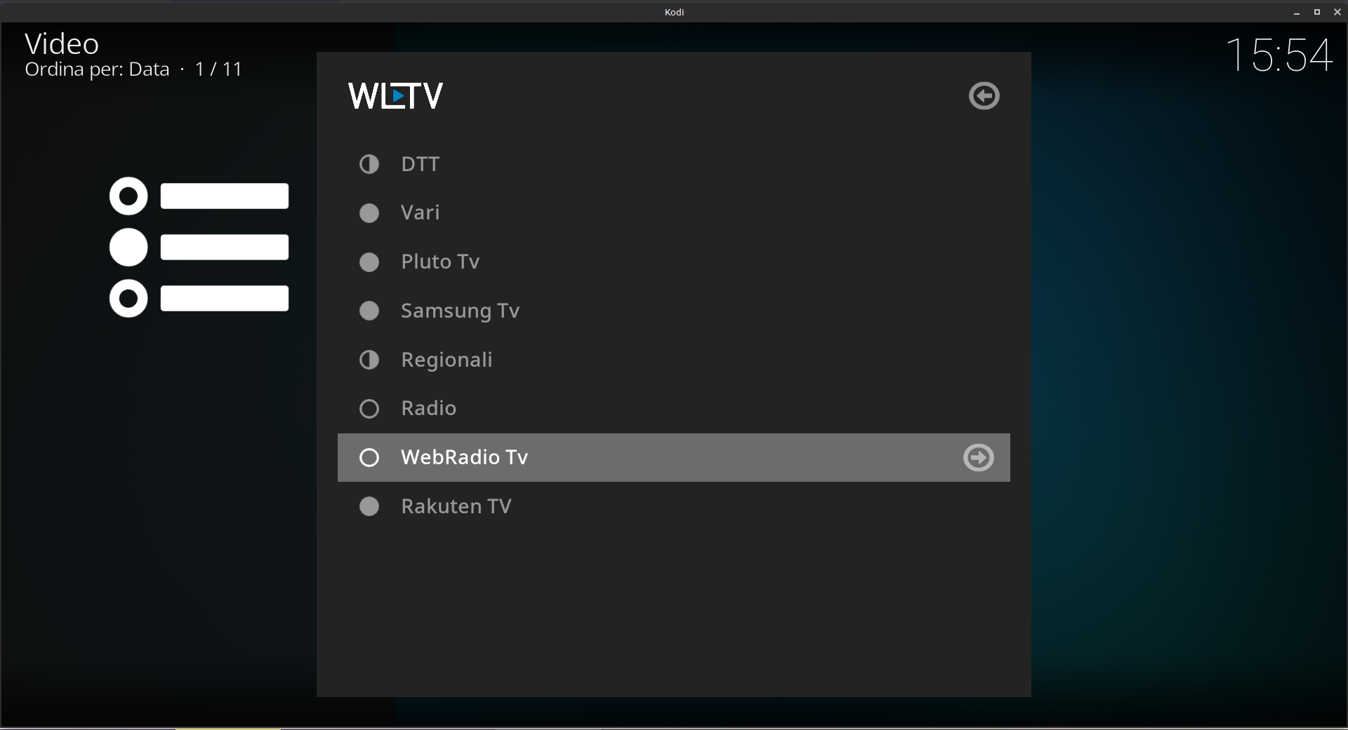 WLTV – IL MIGLIOR MODO DI VEDERE LA TV SU KODI 2 WLTV