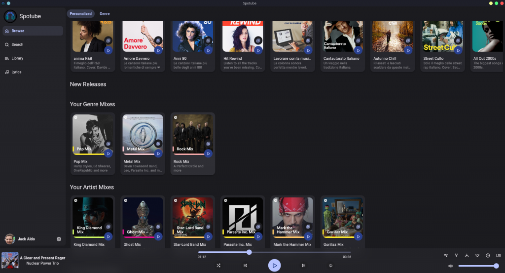 Spotube – l’alternativa libera a Spotify